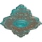 Ekena Millwork Piedmont Medallion (Canopies up to 6 1/2"), 67 1/8"W x 48 5/8"H x 1 7/8"P, Copper Green Patina CM67PECGS - alternate 2